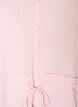Blus med struktur och knyt i midjan, Rosa, Packshot image number 2