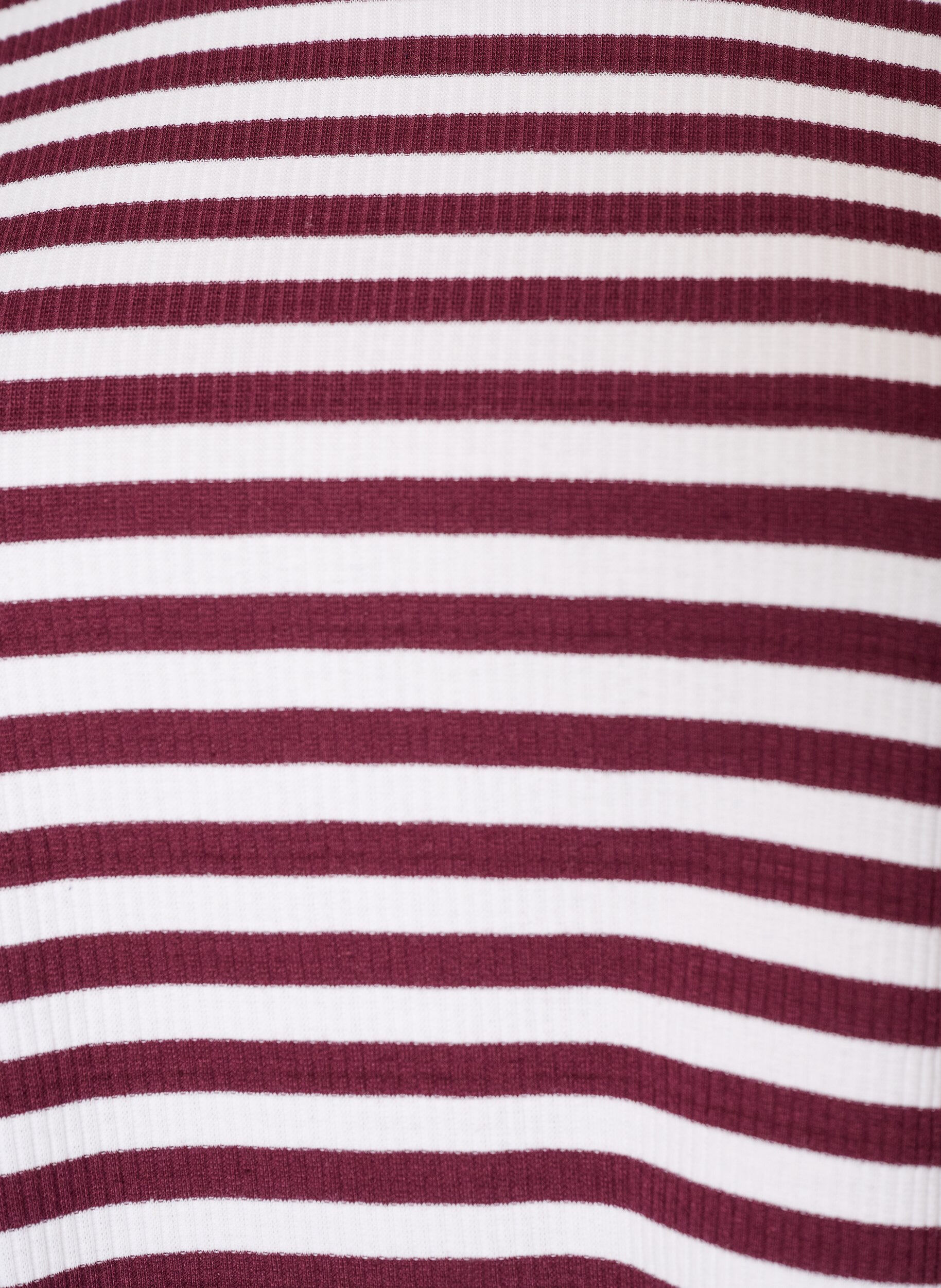 ZizziL&aring;ng&auml;rmad natt-topp i ribbad trik&aring; med r&auml;nder, R&ouml;d, Packshot image number 2