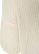Blus i seersucker med knytband, Beige, Packshot image number 3