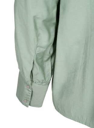 Viskosshirt blus med ruffles, Green Bay, Packshot image number 3