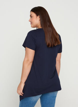 A-linjeformad t-shirt i bomull, Night Sky STAR, Model image number 1