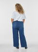 Wide fit Myra-jeans med h&ouml;g midja, Bl&aring;, Model image number 1