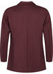 Enkel blazer med knapp, Mörk Bordeaux, Packshot image number 1
