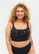 Bikinitopp med mönster, Logo Print, Model image number 0