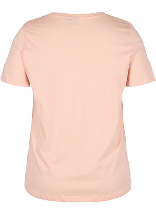 T-shirt i bomull med tryck, Rose Cloud Loved, Packshot image number 1