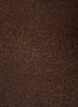 Melerad stickad blus med rund halsringning, Brun, Packshot image number 2