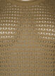 Stickad blus med hålmönster, Dusky Green, Packshot image number 2