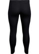 Leggings i viskos med sidostrimmor, Black W. Stripe, Packshot image number 1
