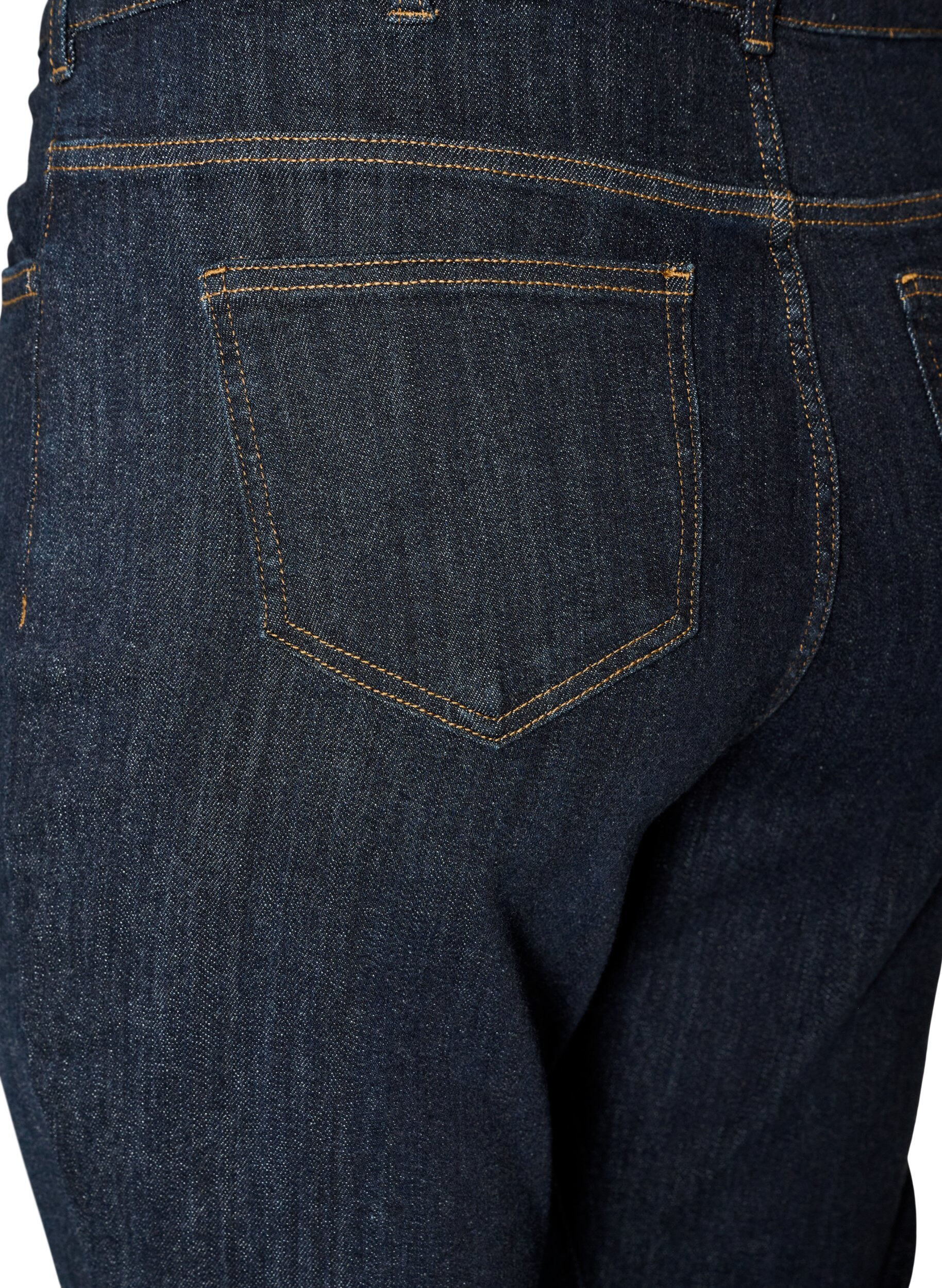 ZizziEllen bootcut-jeans med h&ouml;g midja, Bl&aring;, Packshot image number 3