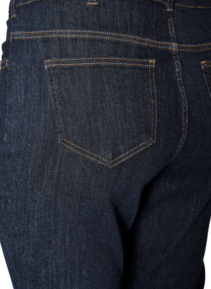 Ellen bootcut-jeans med h&ouml;g midja, Bl&aring;, Packshot image number 3