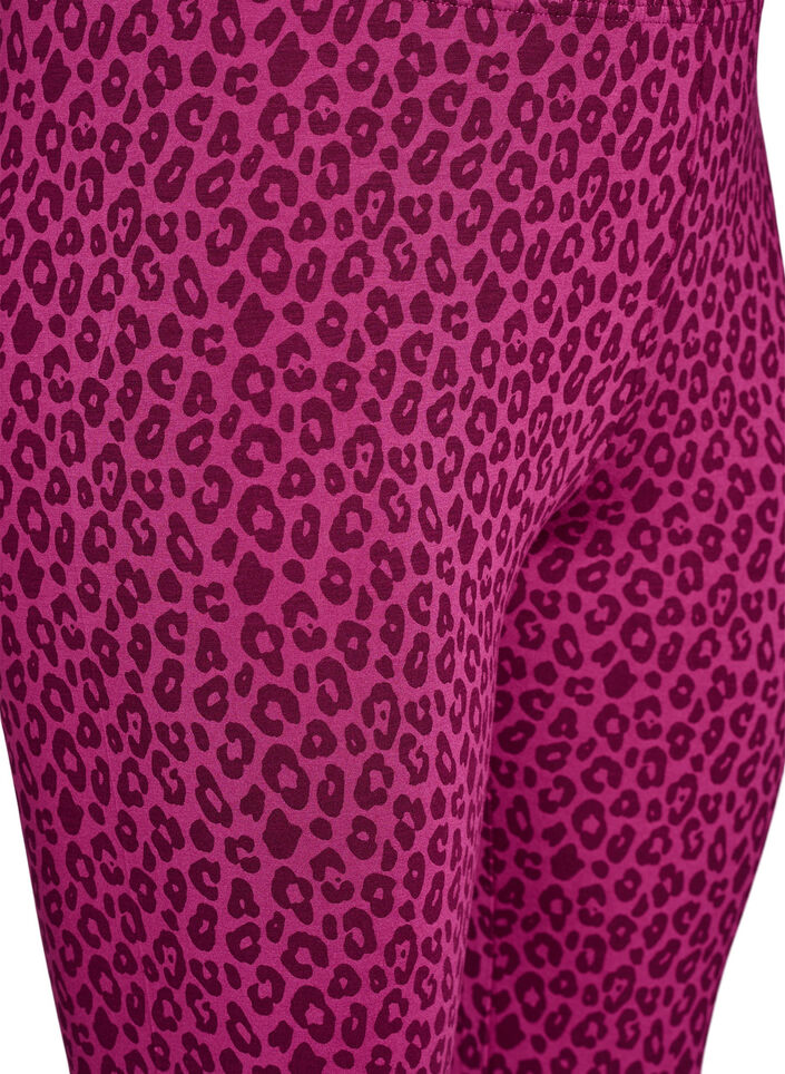 Ankelkorta leggings i viskos, Rosa, Packshot image number 2