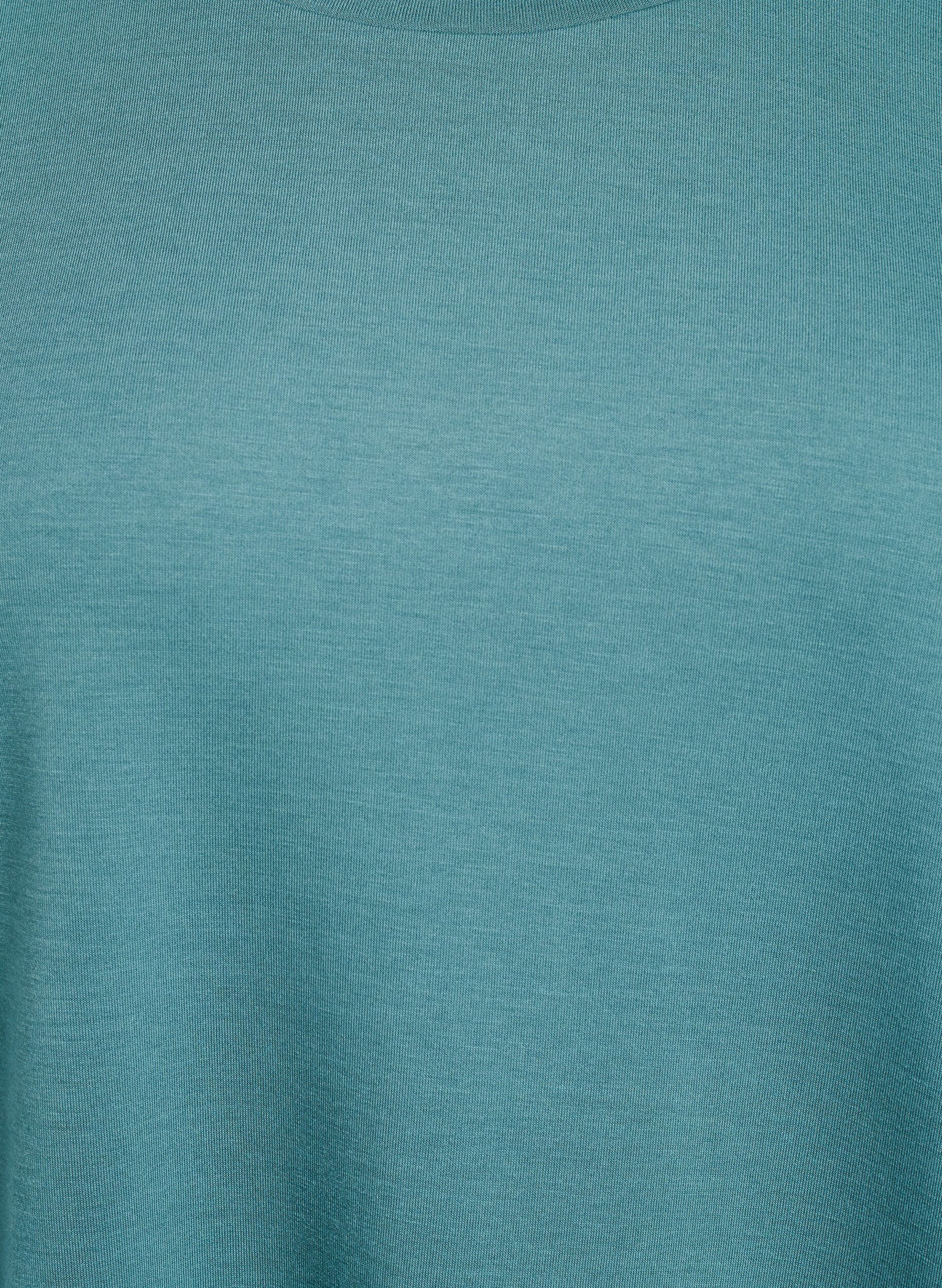 Zizzi T-shirt i modalblandning, Gr&ouml;n, Packshot image number 2