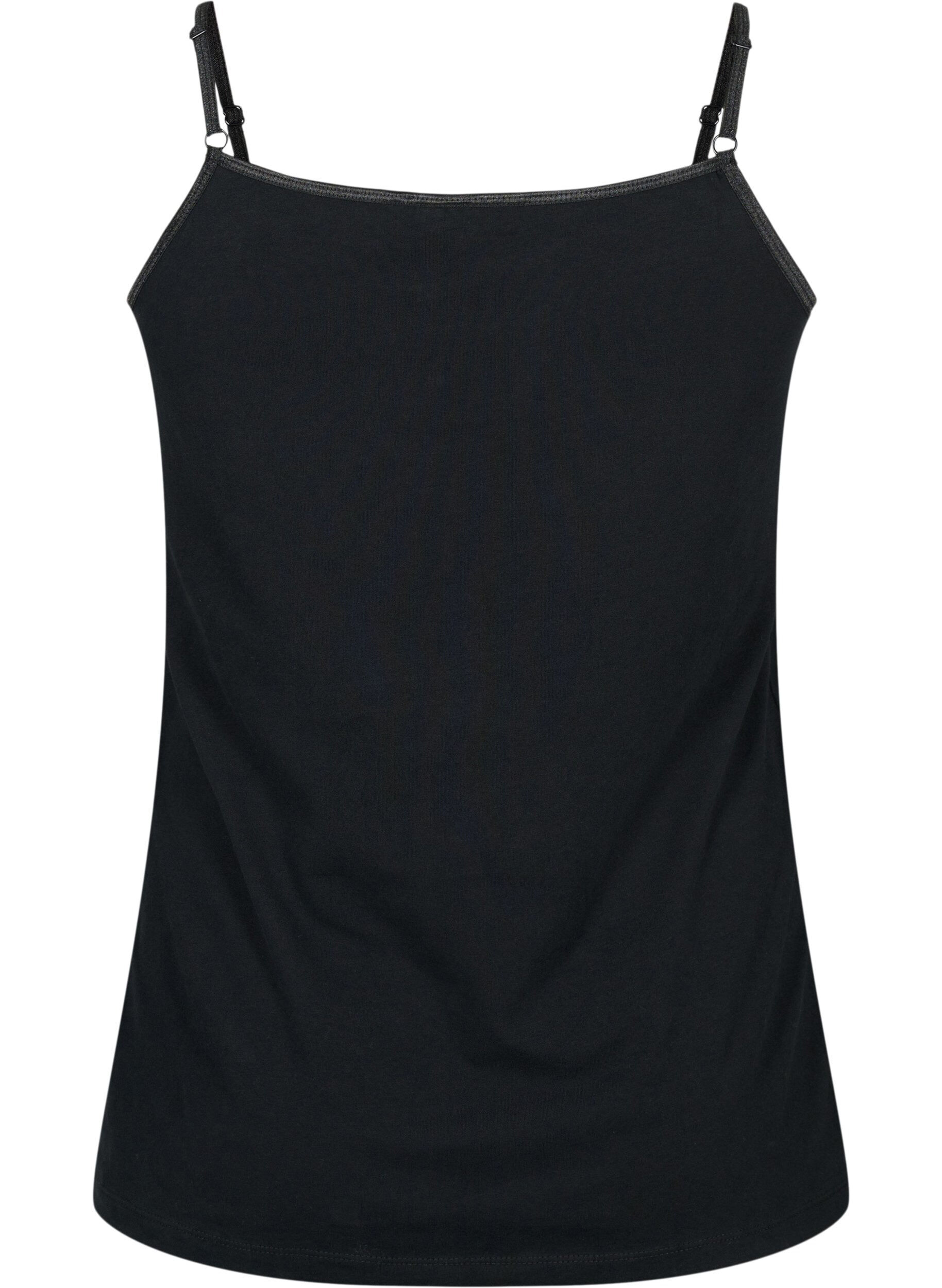 ZizziBaslinne i bomull, Svart, Packshot image number 1
