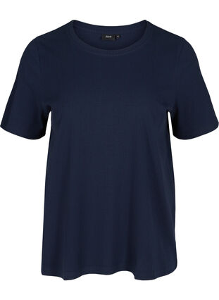 Ribbad t-shirt, Navy Blazer, Packshot image number 0