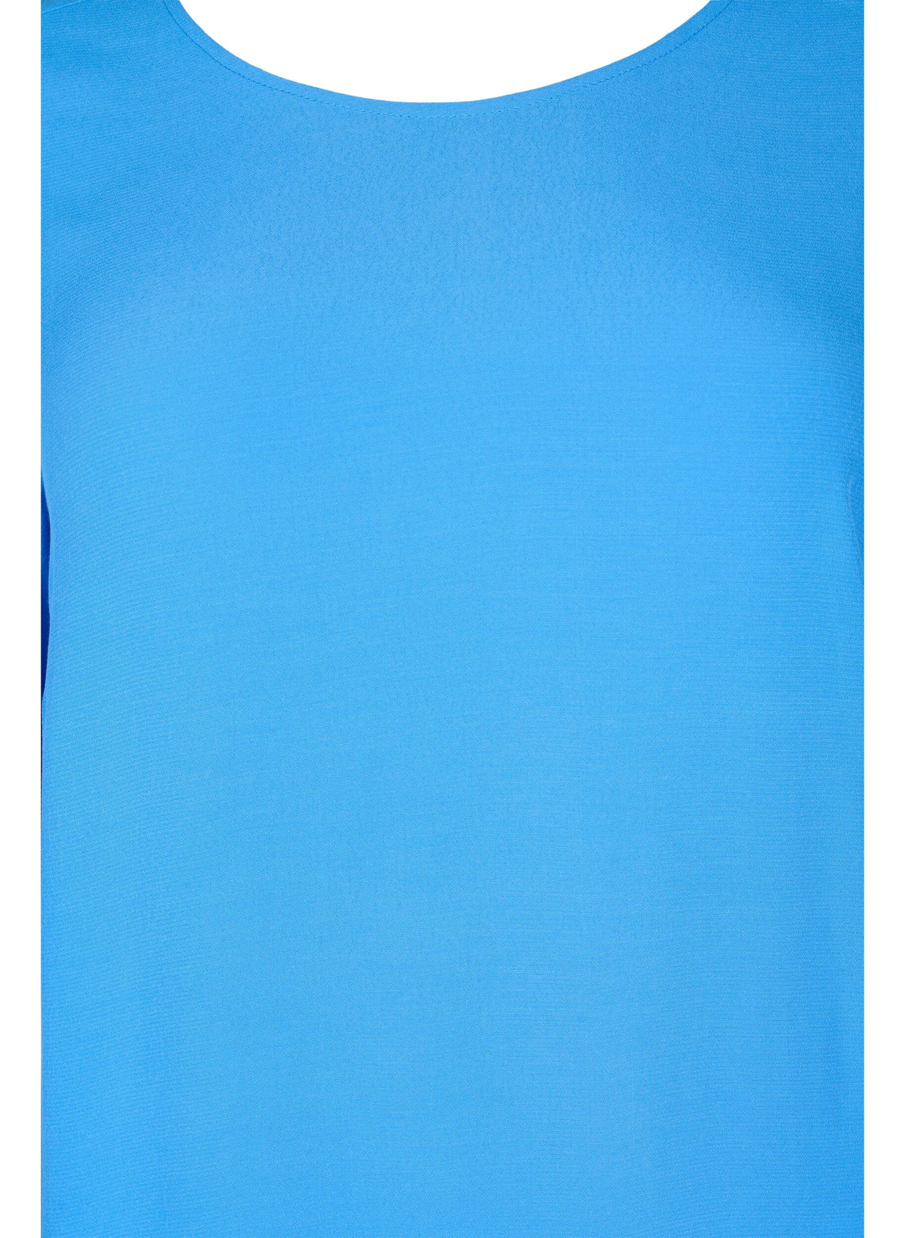 Zizzi Viskoskl&auml;nning med ryggdetalj, Regatta, Packshot image number 2