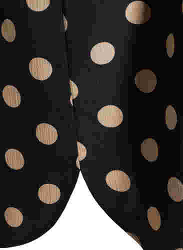FLASH - Skjortklänning med tryck, Black Brown Dot, Model image number 3