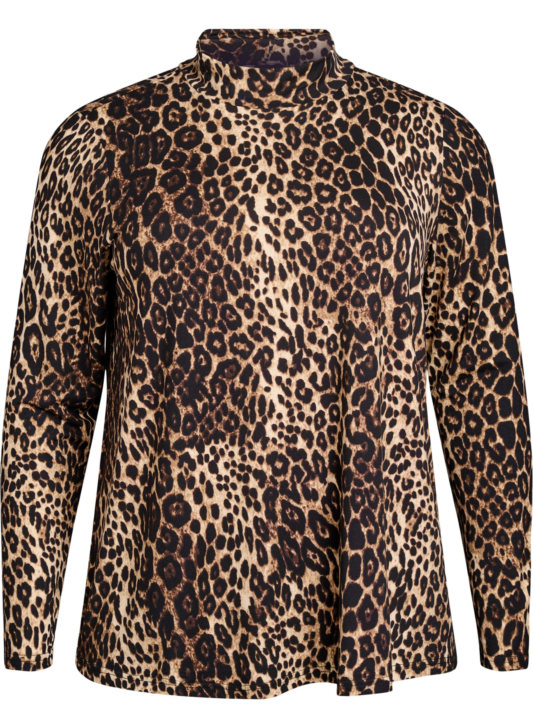 FLASH - L&aring;ng&auml;rmad blus med turtleneck