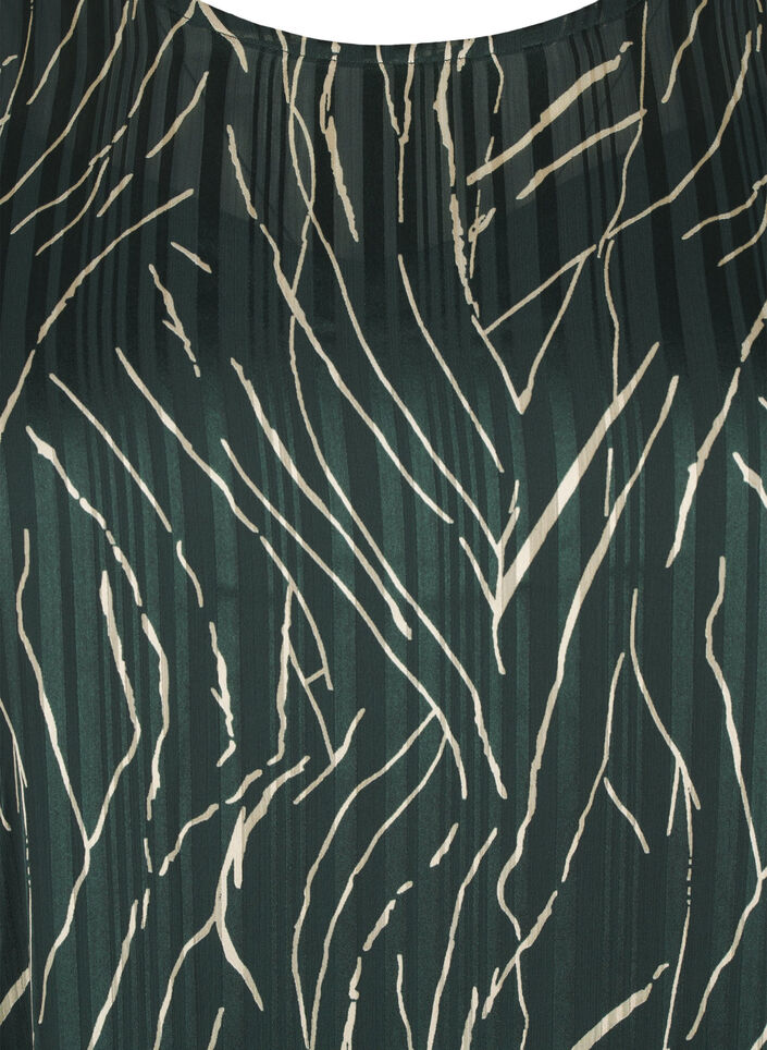 Kort, mönstrad klänning med rund halsringning, Scarab Safari AOP, Packshot image number 2