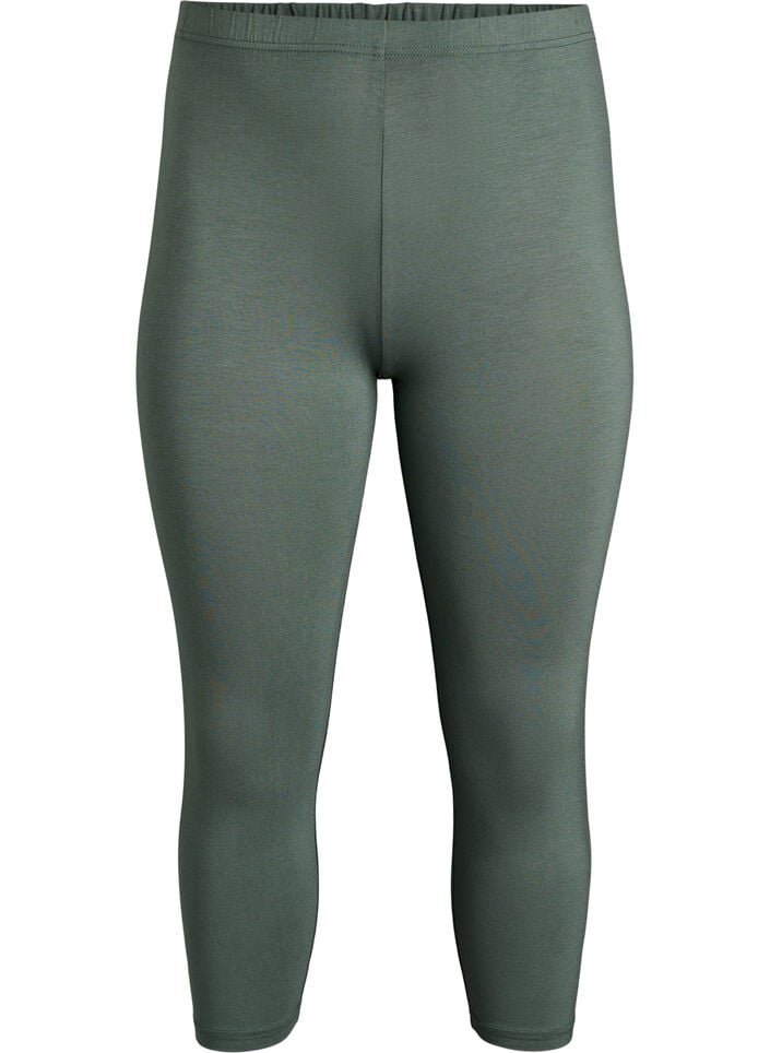 3/4 bas-leggings, Gr&ouml;n, Packshot image number 0