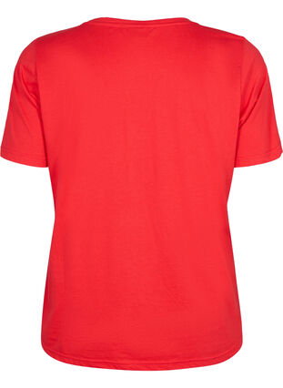 FLASH - T-shirt med rund halsringning, High Risk Red, Packshot image number 1