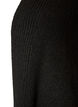 Cardigan &ouml;ppen framtill med vida &auml;rmar, Svart, Packshot image number 2