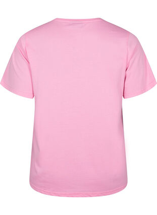 FLASH - T-shirt med rund halsringning, Begonia Pink, Packshot image number 1