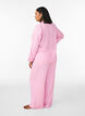 L&ouml;sa pyjamasbyxor i seersucker med h&ouml;g midja, Rosa, Model image number 1