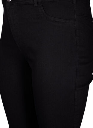 Extra slim Amy jeans med hög midja, Black, Packshot image number 2