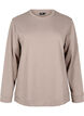 FLASH - Sweatshirt med rund halsringning, Beige, Packshot image number 0