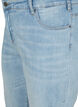 Croppade jeans med uppvikta ben och h&ouml;g midja, Bl&aring;, Packshot image number 2