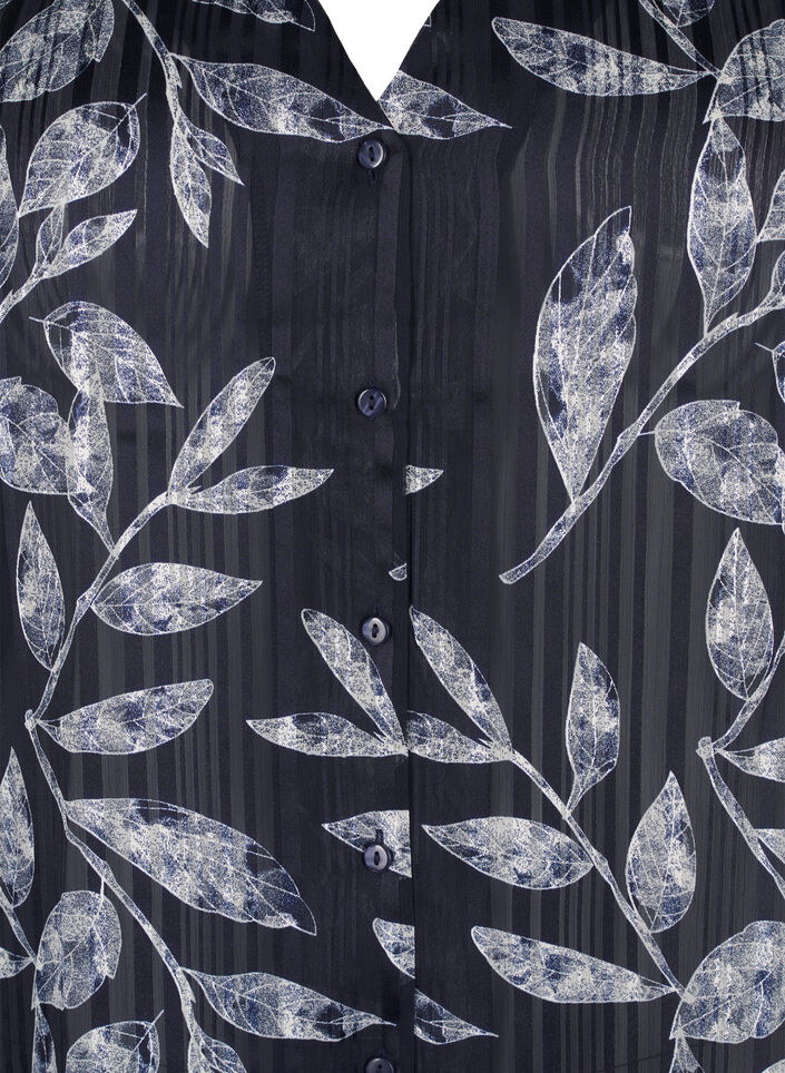 Långärmad skjorta med knappar, Blå, Packshot image number 2