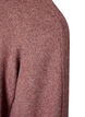 Ribbstickad kofta med fickor, Rosa, Packshot image number 2