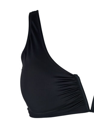 Bikinitopp med V-byglar och avtagbara kuddar, Black, Packshot image number 2