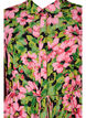Skjortklänning i viskos med blommönster, Pink G. Flower AOP, Packshot image number 2