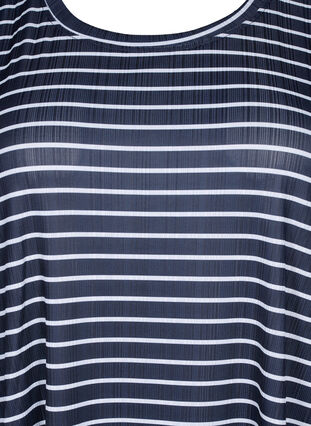 FLASH - Randig klänning med korta ärmar, Night S. W. Stripe, Packshot image number 2