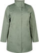 Jacka med fickor och hög krage, Grön, Packshot image number 0