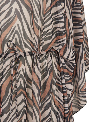 Strandklänning med justerbar midja, Zebra Print, Packshot image number 2