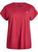 Enf&auml;rgad tr&auml;nings-T-shirt, R&ouml;d, Packshot image number 0