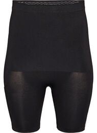 Shapewear-shorts med medium st&ouml;d och h&ouml;g midja, Svart