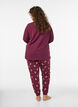 M&ouml;nstrade pyjamasbyxor, R&ouml;d, Model image number 2