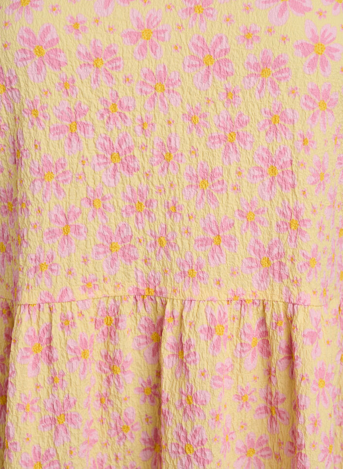 Kort a-linjeformad kl&auml;nning, Gul, Packshot image number 2