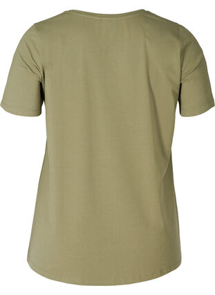 Basis t-shirt, Deep Lichen Green, Packshot image number 1