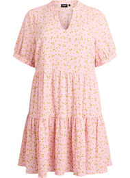 Kort a-linjeformad kl&auml;nning, Rosa
