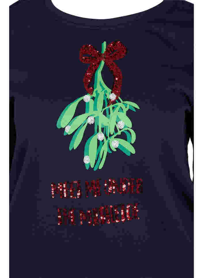 Jultröja, Night Sky Mistletoe, Packshot image number 2