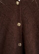 Cardigan med harlekinm&ouml;nster och v-ringning, Brun, Packshot image number 2