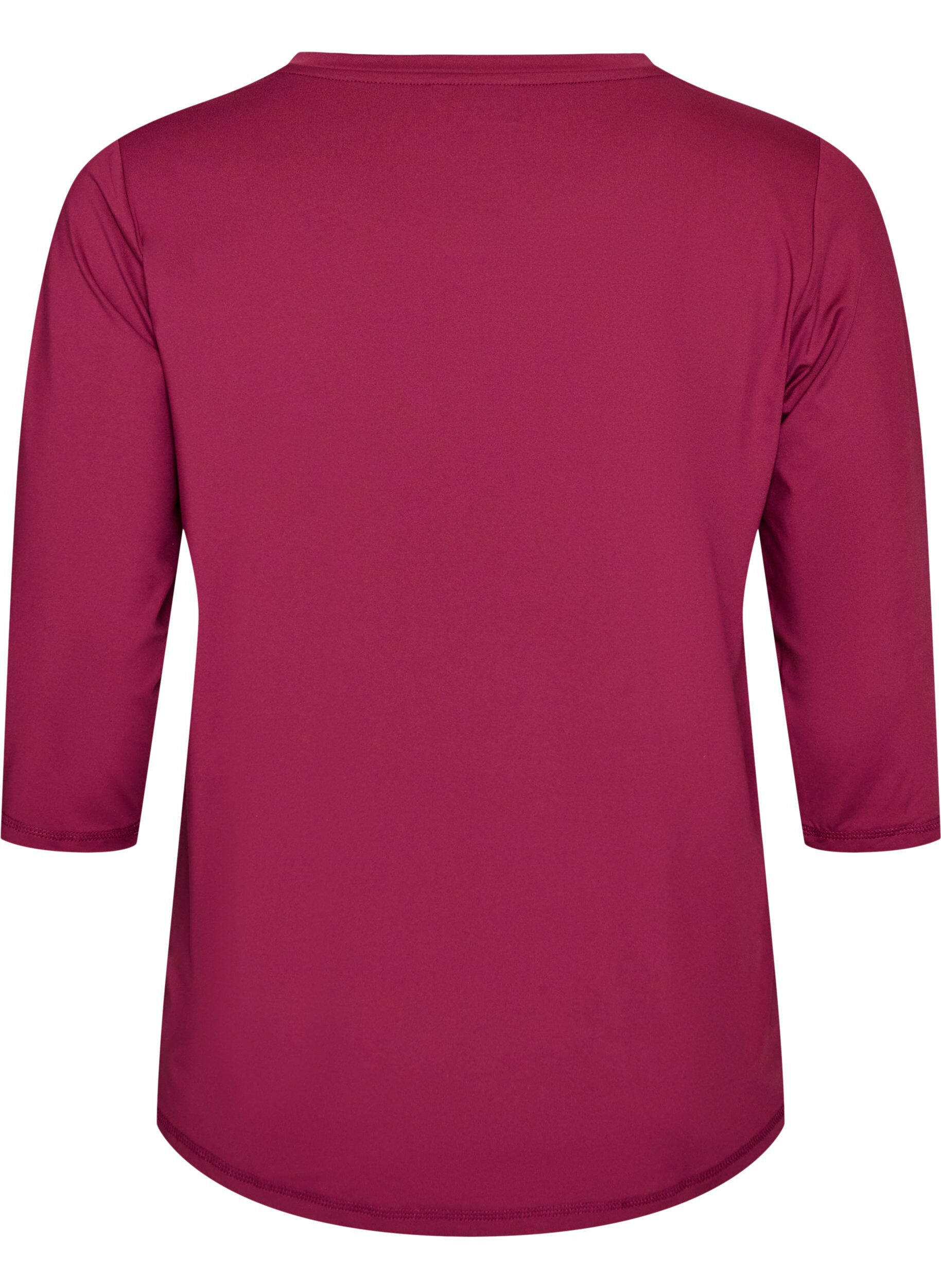 ZizziTr&auml;ningstr&ouml;ja med 3/4 &auml;rmar, Rosa, Packshot image number 1
