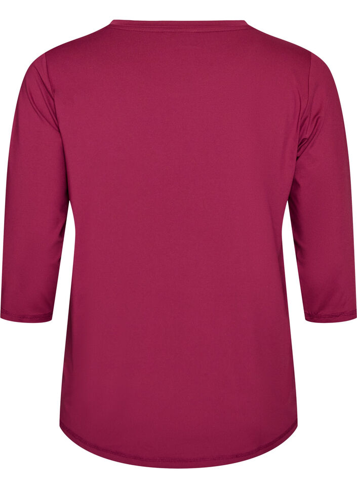 Tr&auml;ningstr&ouml;ja med 3/4 &auml;rmar, Rosa, Packshot image number 1