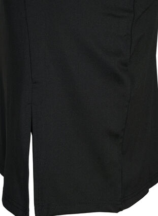 Slim fit kjol med slits, Black, Packshot image number 2