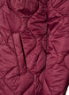Quiltad jacka med tryckknappar och rund hals, M&ouml;rk Bordeaux, Packshot image number 3
