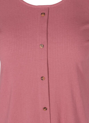 T-shirt med knappar, Deco Rose, Packshot image number 2